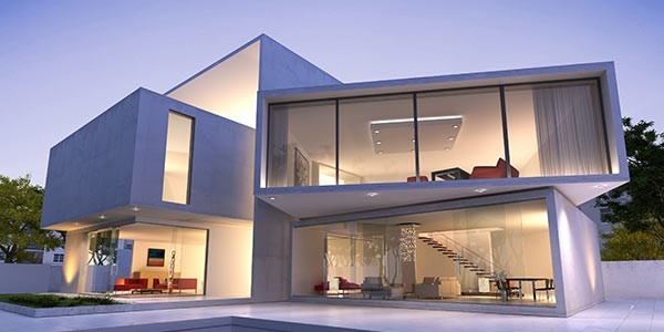 Haus Flachdach